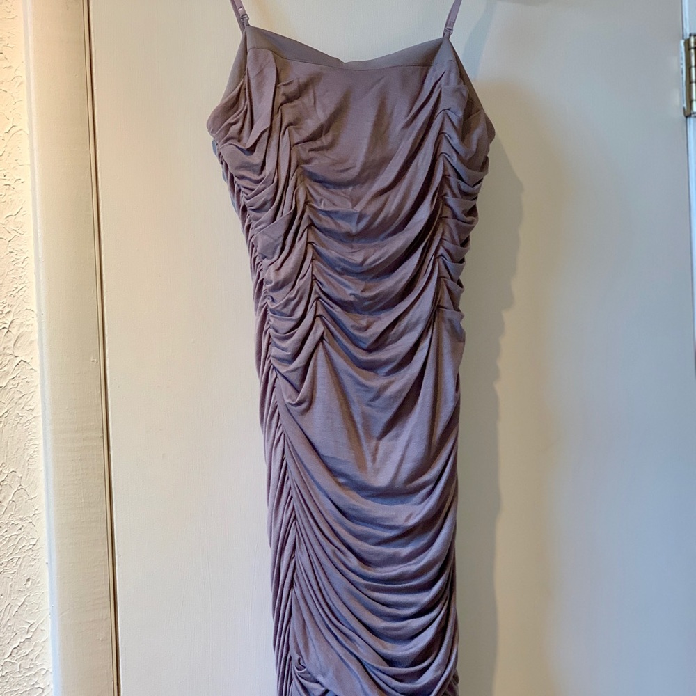 Strapless Ruched Party Mini Dress - Picture 2 of 6